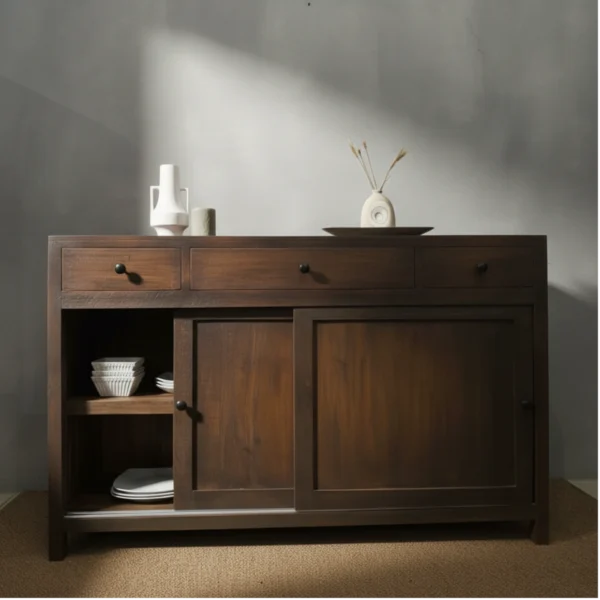 Adrien Buffet cabinet sliding doors