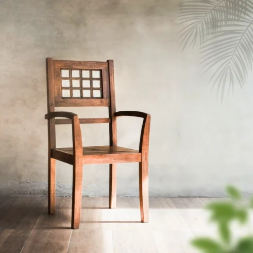 Cecilia Capiz accent chair