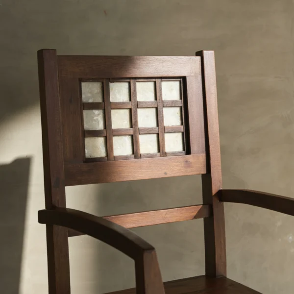 Cecilia Capiz accent chair