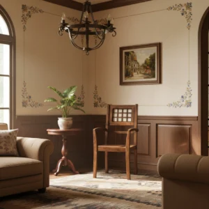 Cecilia Capiz accent chair