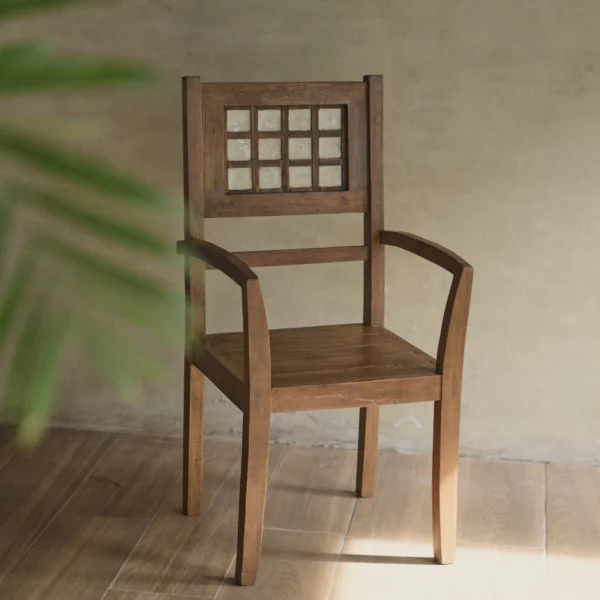 Cecilia Capiz accent chair