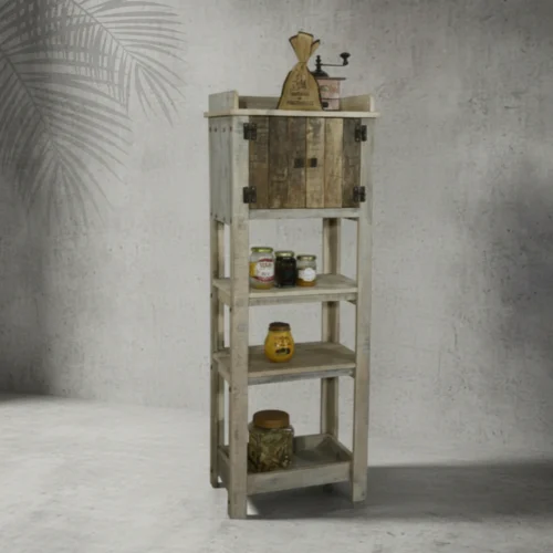 Claude open shelf cabinet