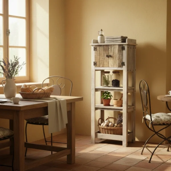 Claude open shelf cabinet