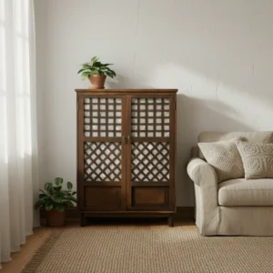 Ibarra double-door capiz cabinet