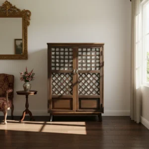Ibarra double-door capiz cabinet