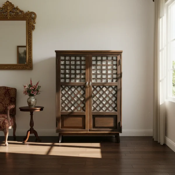 Ibarra double-door capiz cabinet