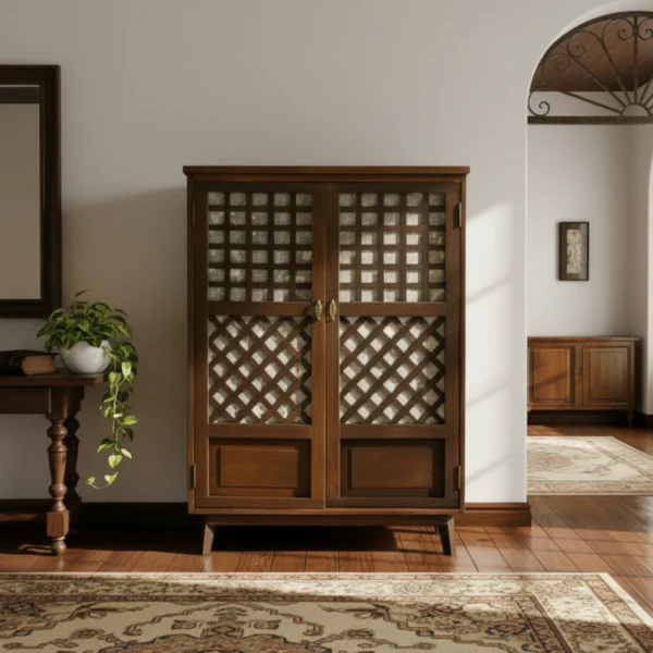 Ibarra double-door capiz cabinet