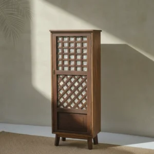 Leonor single door capiz cabinet