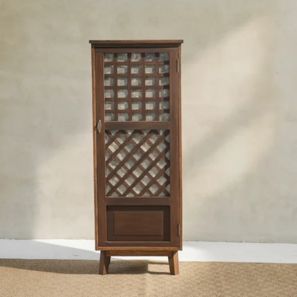 Leonor single door capiz cabinet
