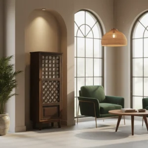 Leonor single door capiz cabinet