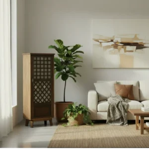 Leonor single door capiz cabinet