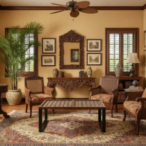 Venacio capiz coffee table